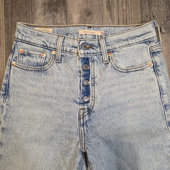 Levi's Wedgie Straight Generation Next Ankle Jeans Size 26